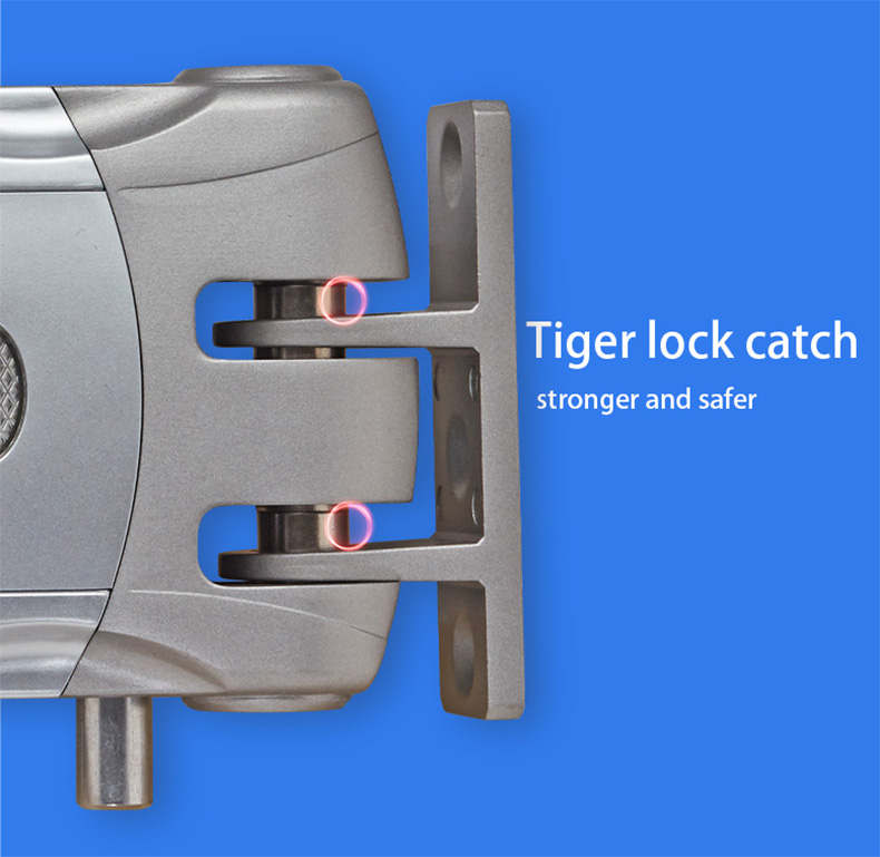 Tiger-peak deadbolt for higher safety