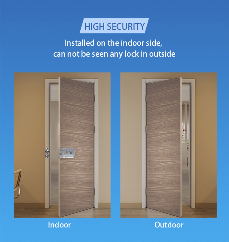 High-security lock indoor vs outdoor installation comparison
