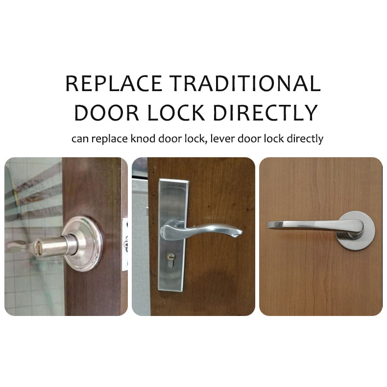 WF-016 direct replacement of traditional lock install comparison