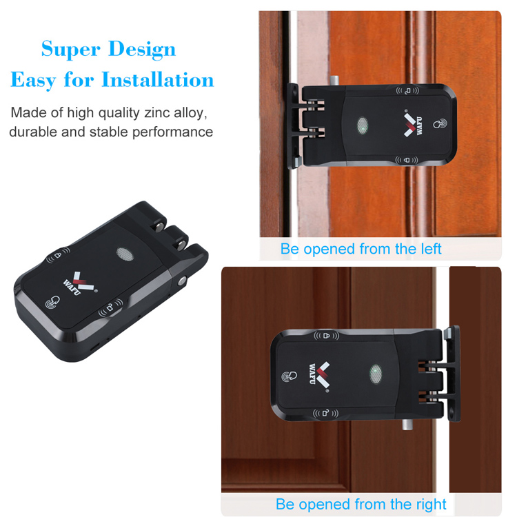 WF-026 zinc-alloy left/right universal install diagram