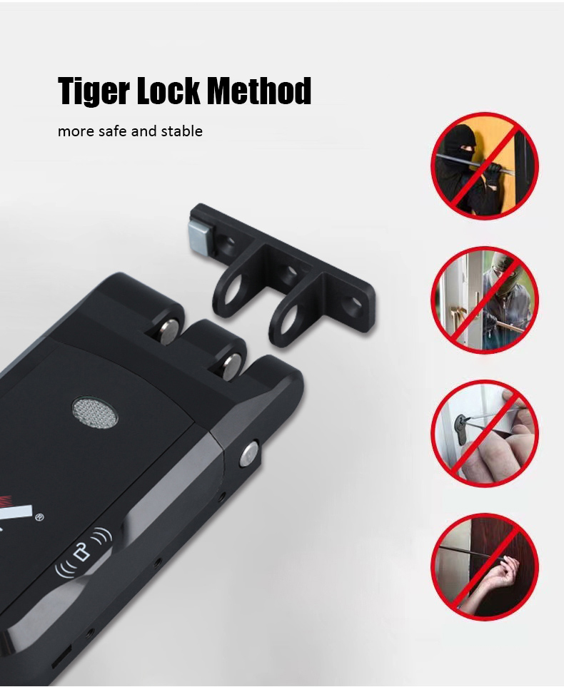 WF-026 tiger-peak deadbolt for higher security