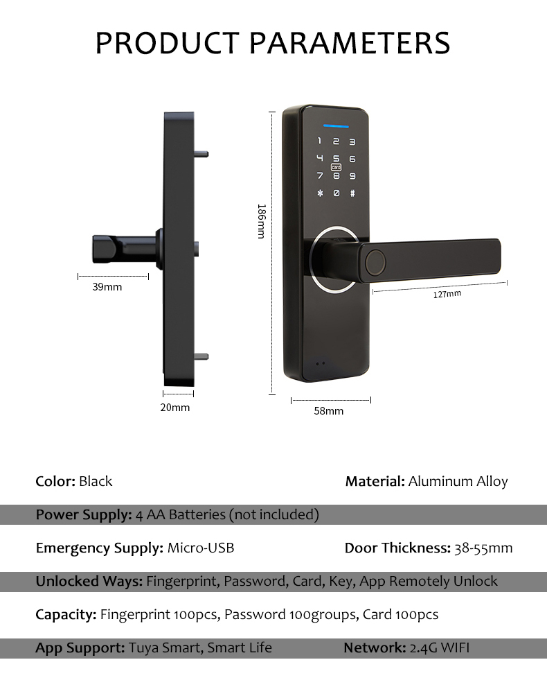 Installation accessory kit and screws