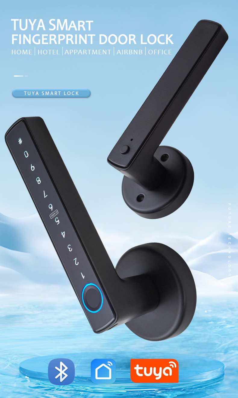 WF-F6 Tuya fingerprint lock popular for home & business