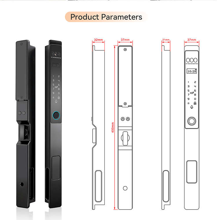Semi-auto lock body - quiet and durable