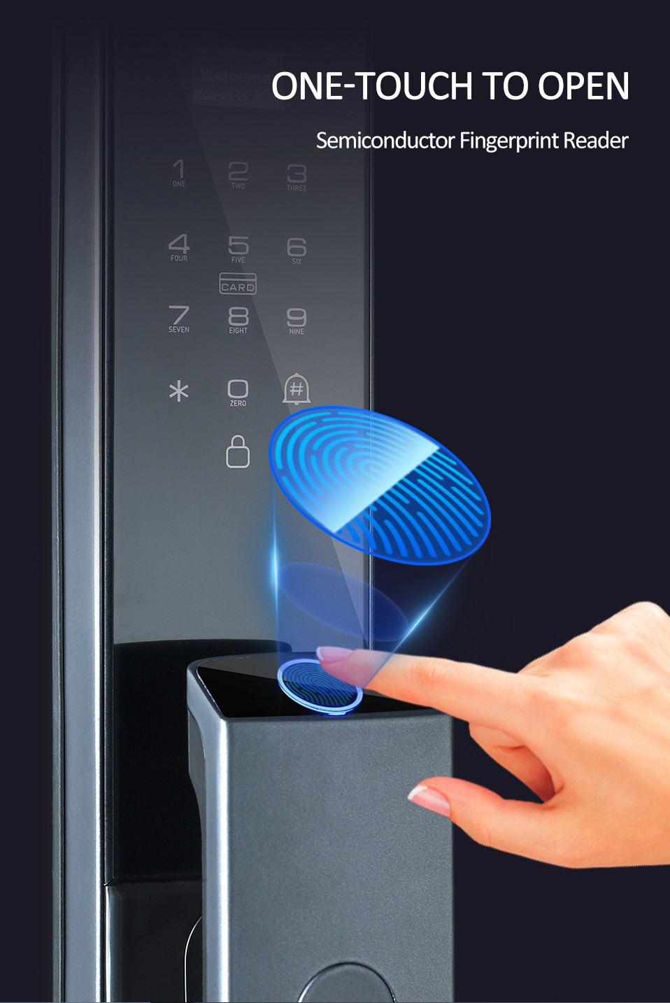 WF-MY4 semiconductor fingerprint one-touch unlock