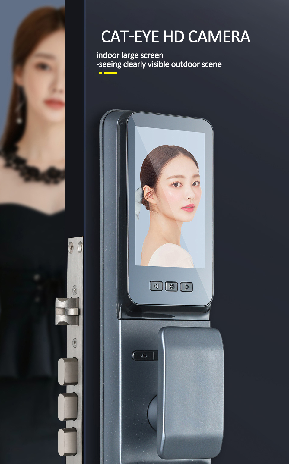 WF-MY4 peephole HD camera & indoor big screen