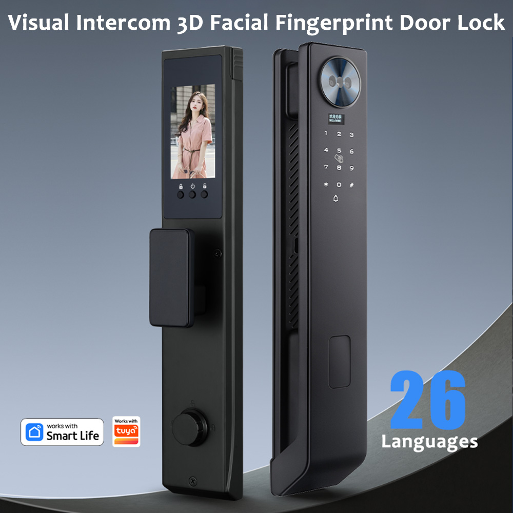 WF-MY6 3D face visual intercom fingerprint lock
