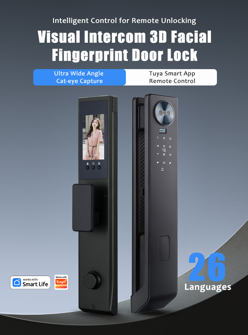 WF-MY6 3D face visual intercom smart lock