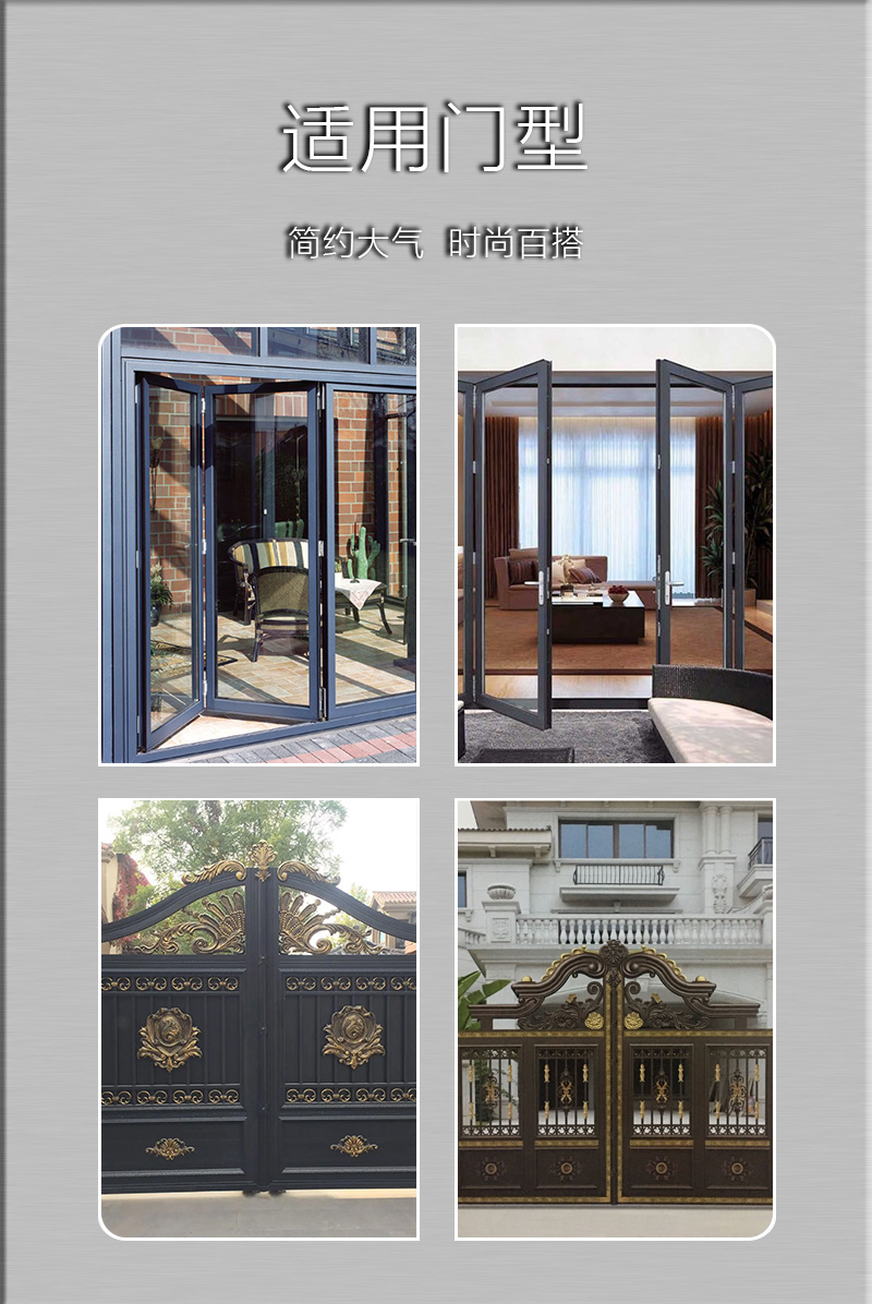 WAFU WF-V2 Thermal Break Aluminum Smart Lock — applicable door types | detail image 5