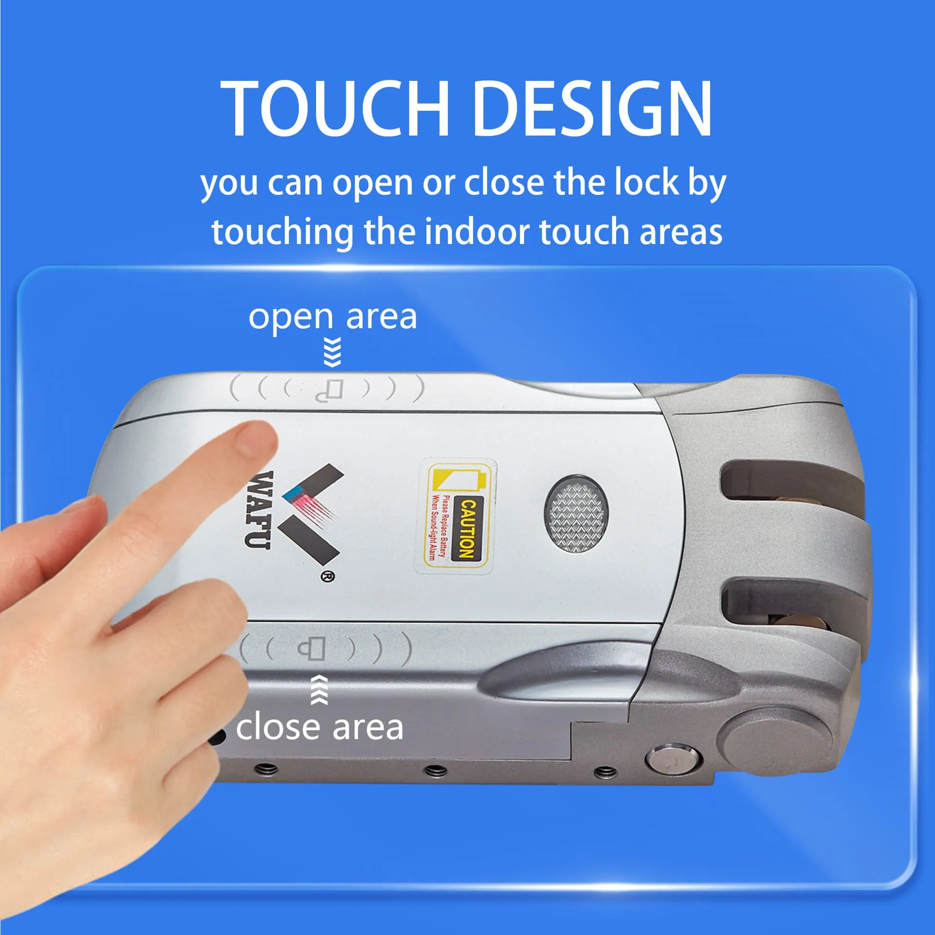 WAFU WF-010 Hidden Anti-Theft Lock — hidden anti-theft lock, home lock | product photo 5