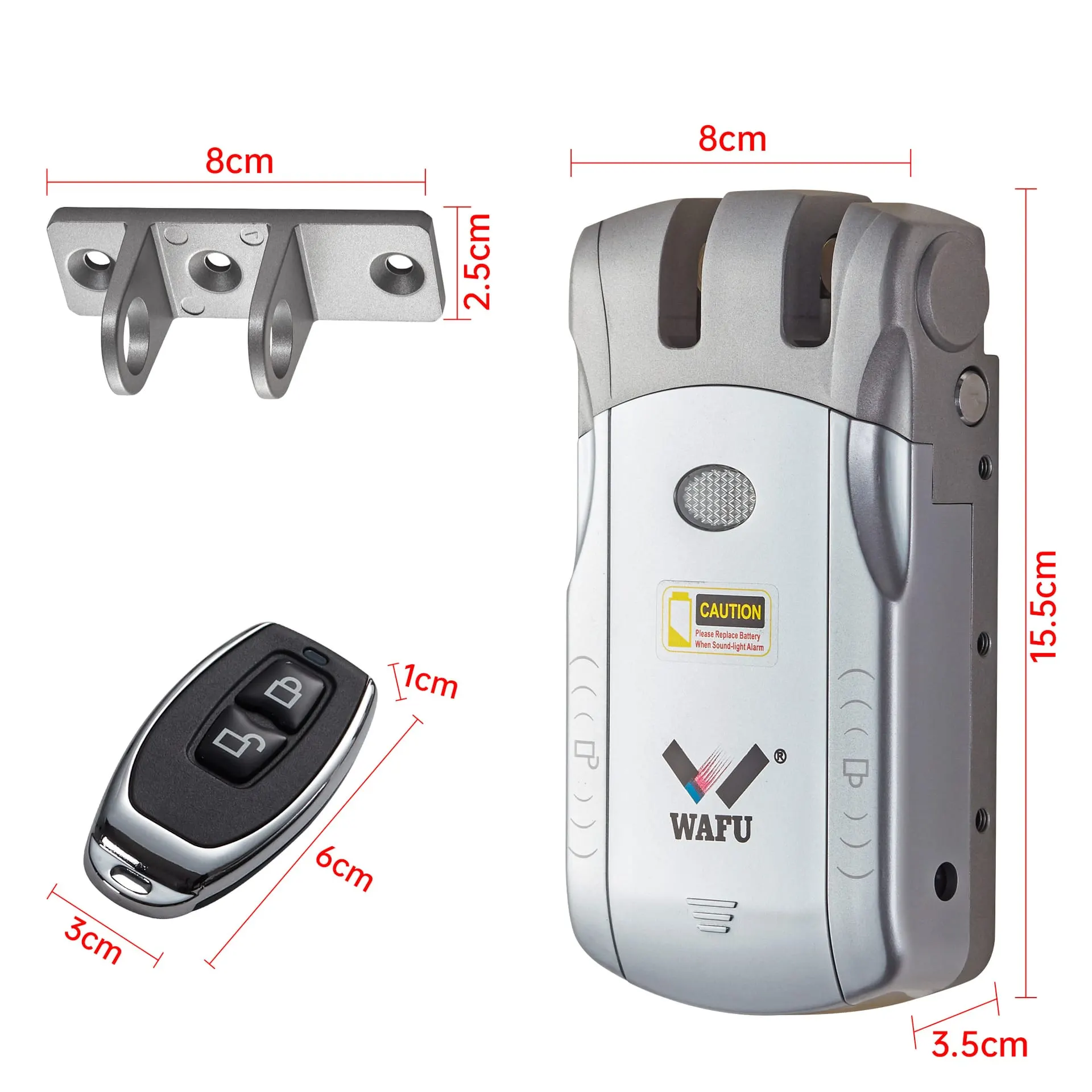 WAFU WF-010 Hidden Anti-Theft Lock — hidden anti-theft lock, home lock | product photo 7