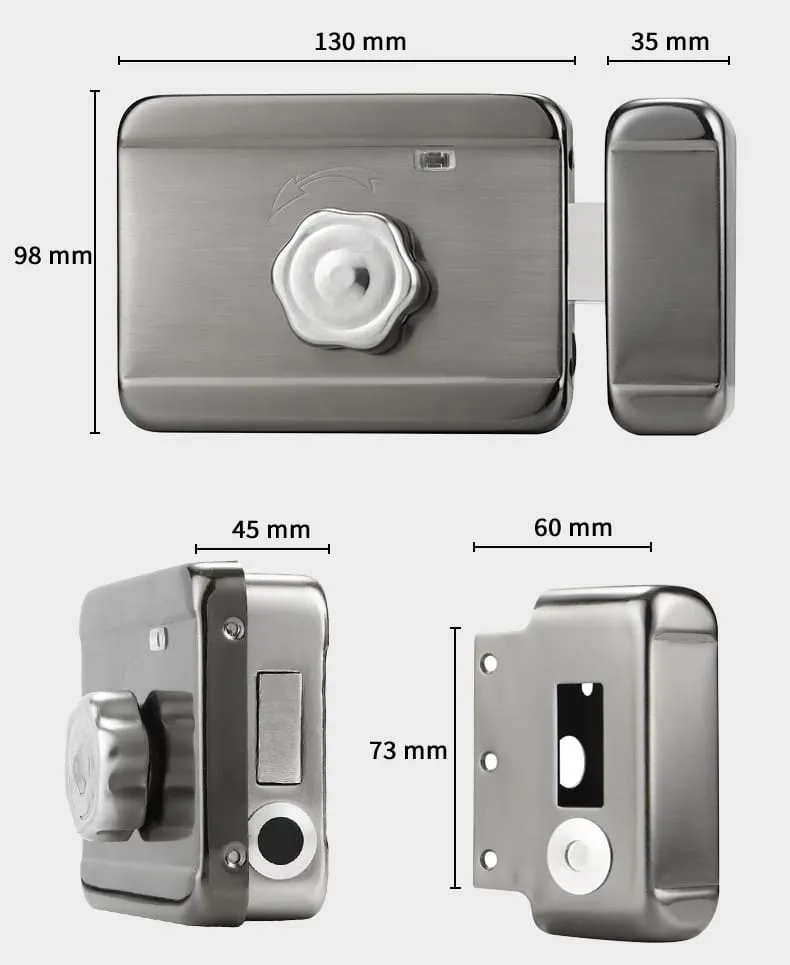 WAFU WF-014 3D Face Peephole Full-Auto Smart Lock — 3D face recognition lock, smart peephole lock | detail image 13