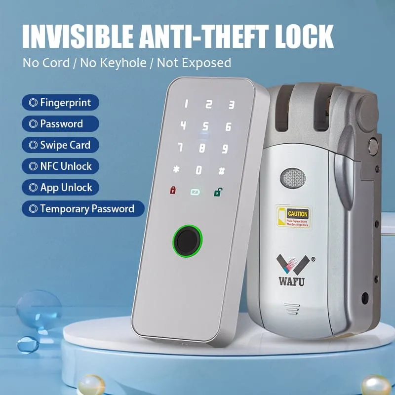 WAFU WF-019 Invisible Remote Lock — Invisible Remote Lock, zinc alloy | product photo 6
