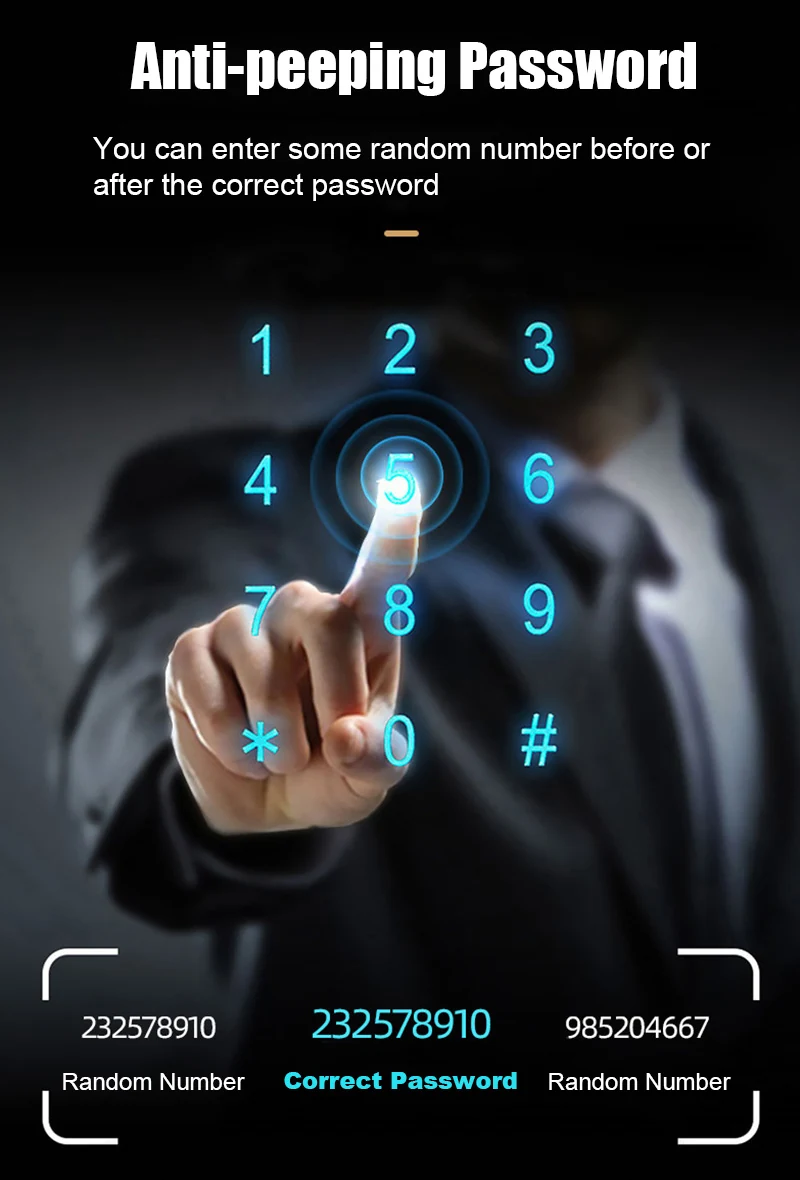 WAFU WF-023 Slim Aluminum Alloy Fingerprint Smart Lock | product detail image 8