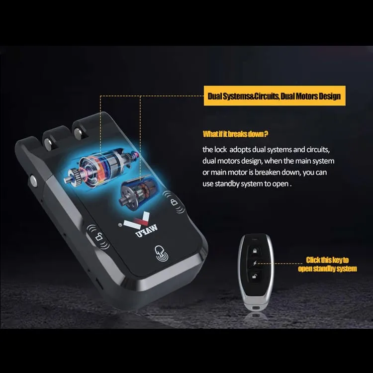 WAFU WF-026 Hidden Anti-Theft Lock — hidden remote lock, Europe hit | product photo 2