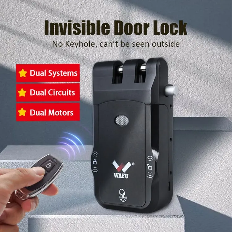 WAFU WF-026 Hidden Anti-Theft Lock — hidden remote lock, Europe hit | product photo 5