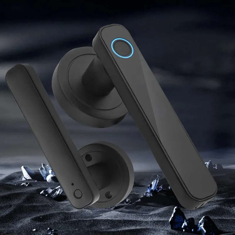 WAFU WF-F3 Fingerprint & Password Handle Lock — WAFU WF-F3, fingerprint password handle lock | product photo 5