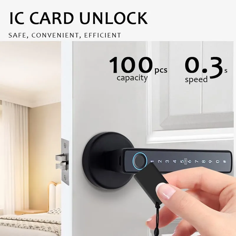 WAFU WF-F6 Fingerprint Handle Lock — fingerprint handle lock, Bluetooth door lock | product photo 5