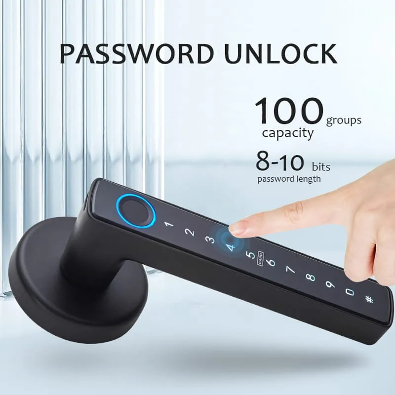 WAFU WF-F6 Fingerprint Handle Lock — fingerprint handle lock, Bluetooth door lock | product photo 6