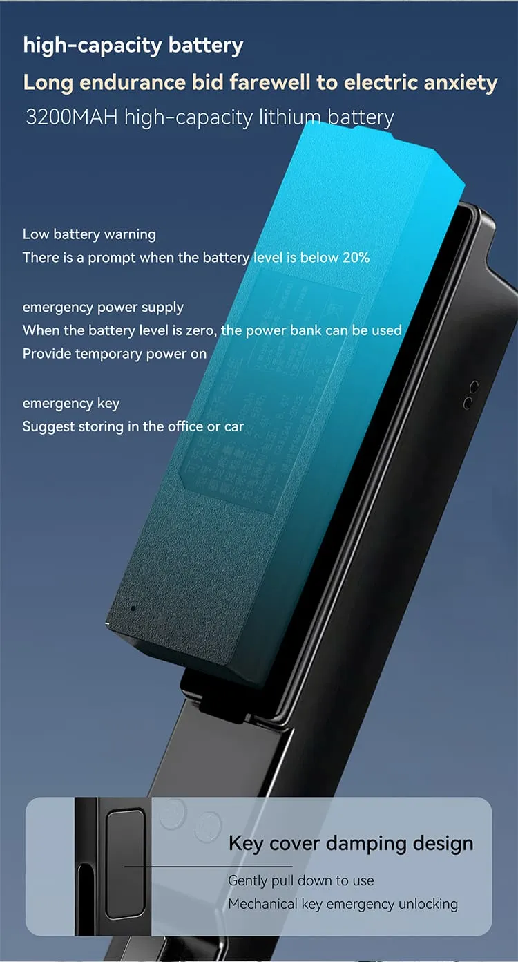 WAFU WAFU H2 7-in-1 Smart Lock — smart lock, face recognition | detail image 11
