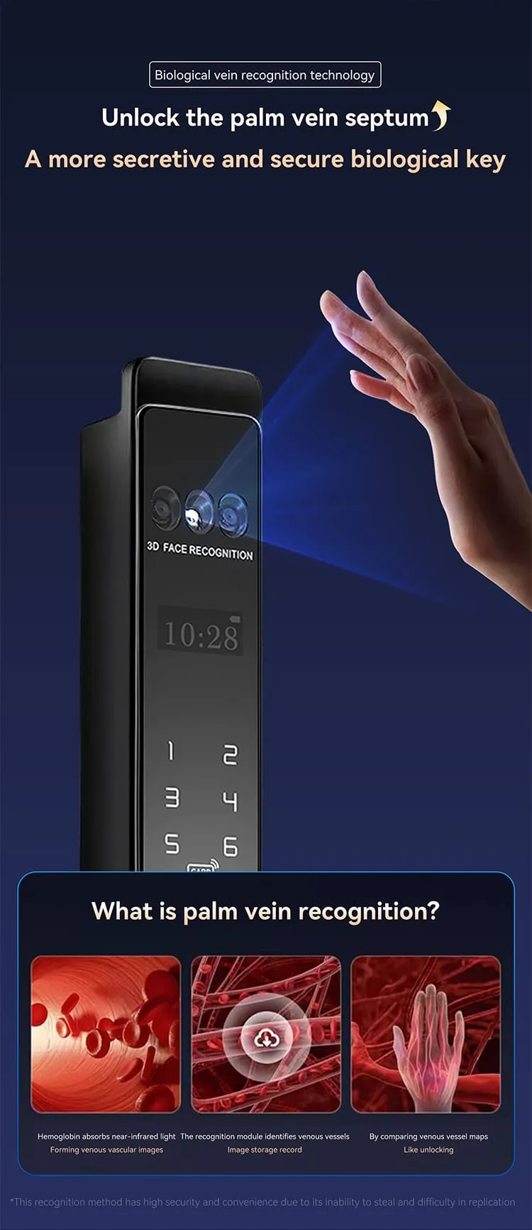 WAFU WAFU H2 7-in-1 Smart Lock — smart lock, face recognition | detail image 5