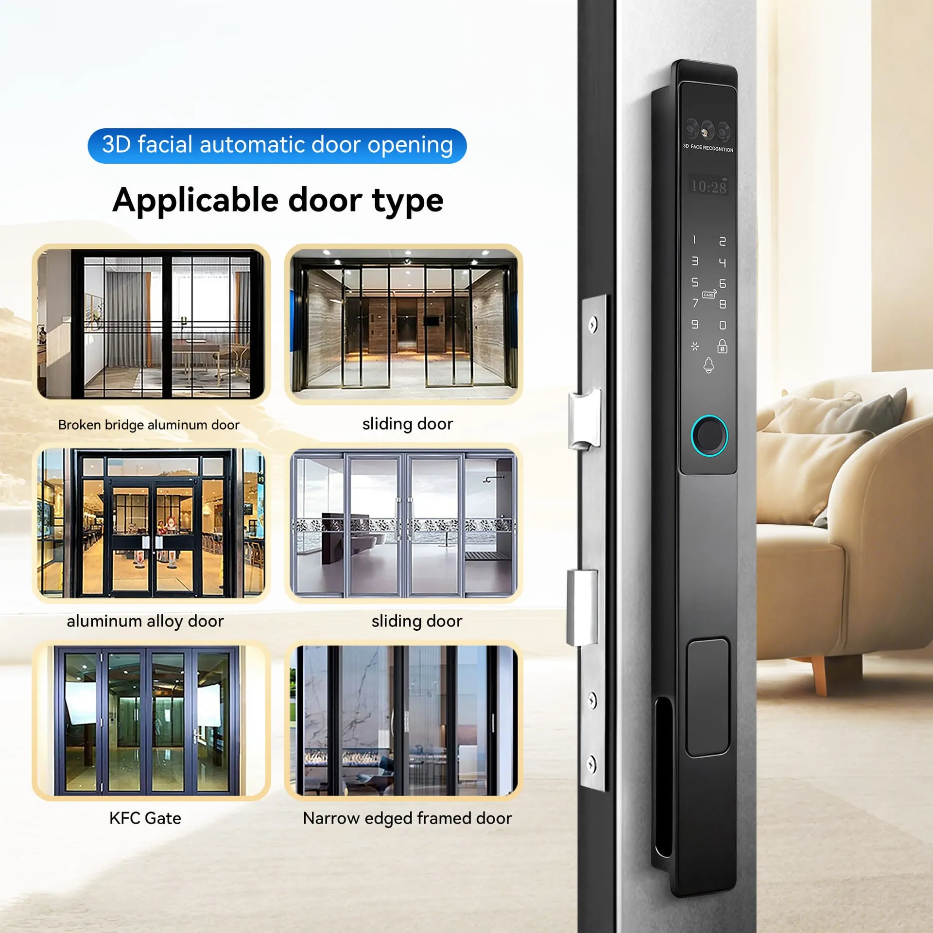 WAFU WAFU H2 7-in-1 Smart Lock — smart lock, face recognition | product photo 2