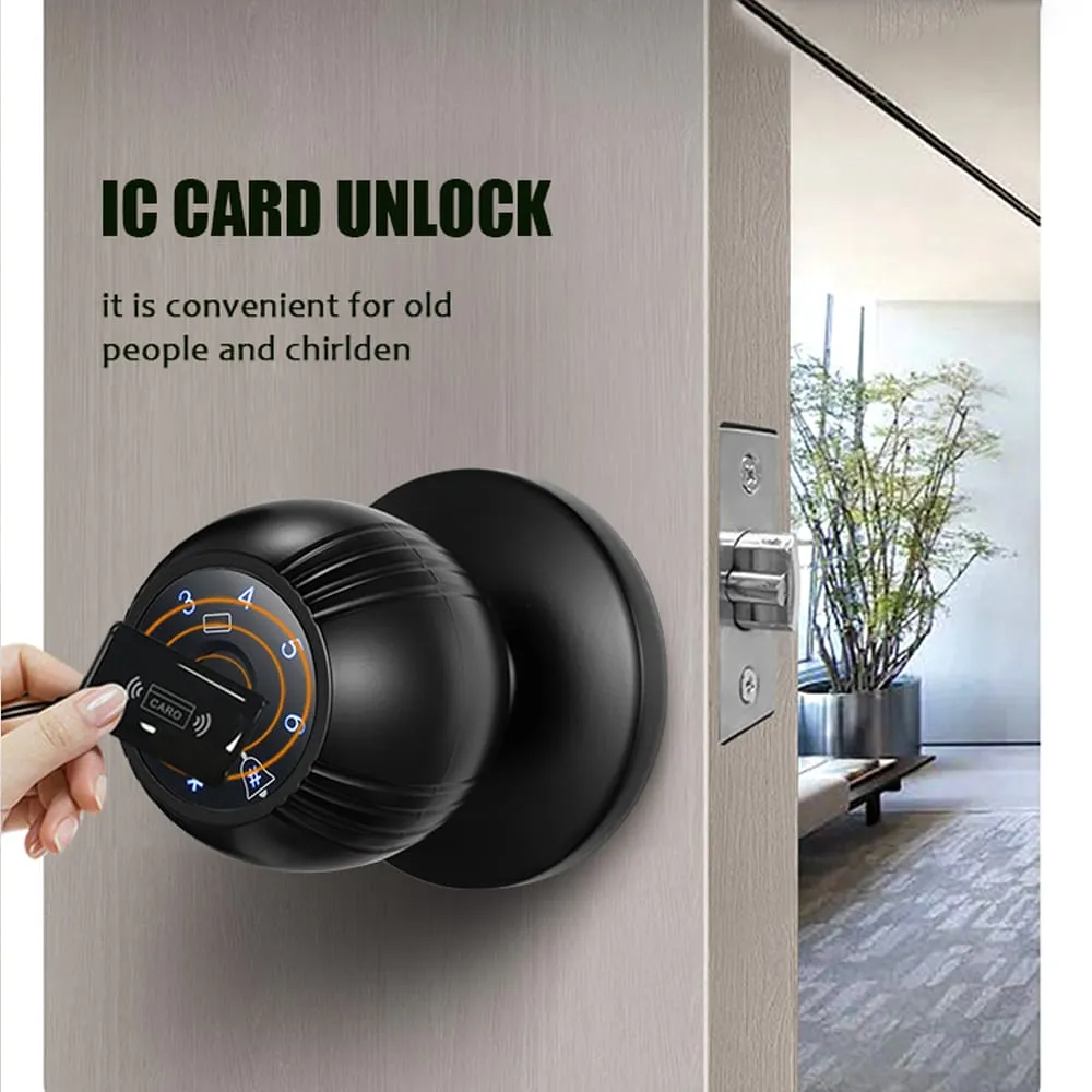 WAFU WF-Q7 Smart Ball Knob Lock — Smart Ball Knob Lock, modern minimalist | product photo 4
