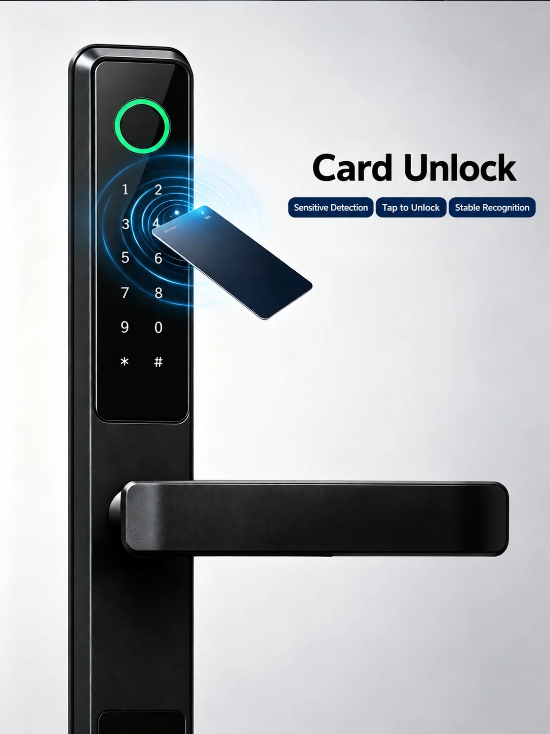V4 Smart Handle Lock for Thermal-Break Aluminum Doors detail image 1
