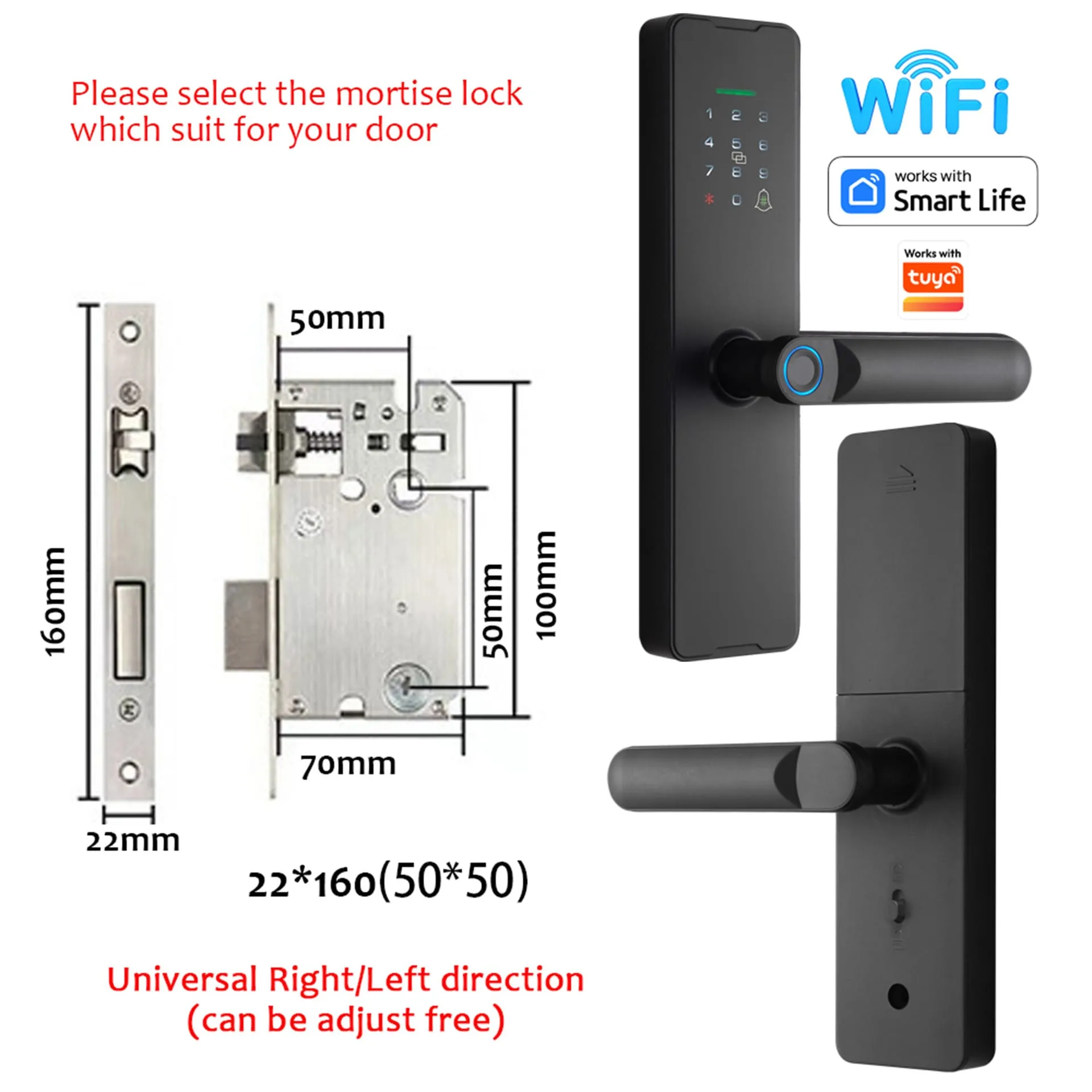WAFU WF-X8 Smart Peephole Lock — smart peephole lock, 10-language menu | product photo 6