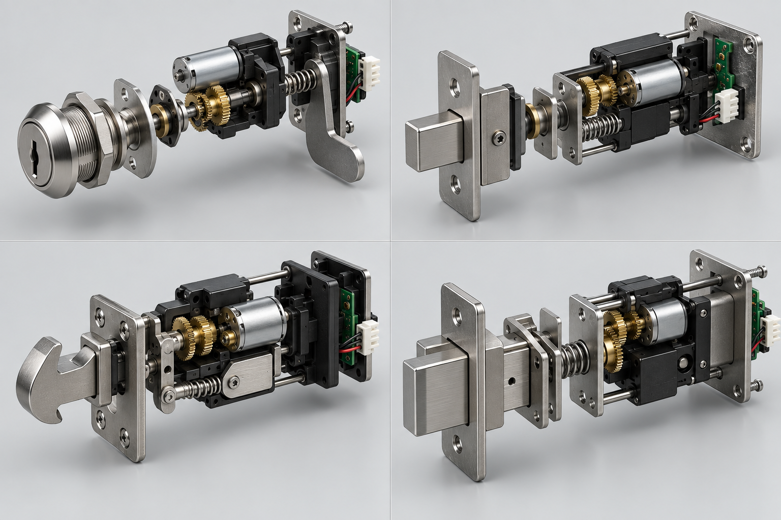 Cabinet cam, bolt and latch mechanism comparison