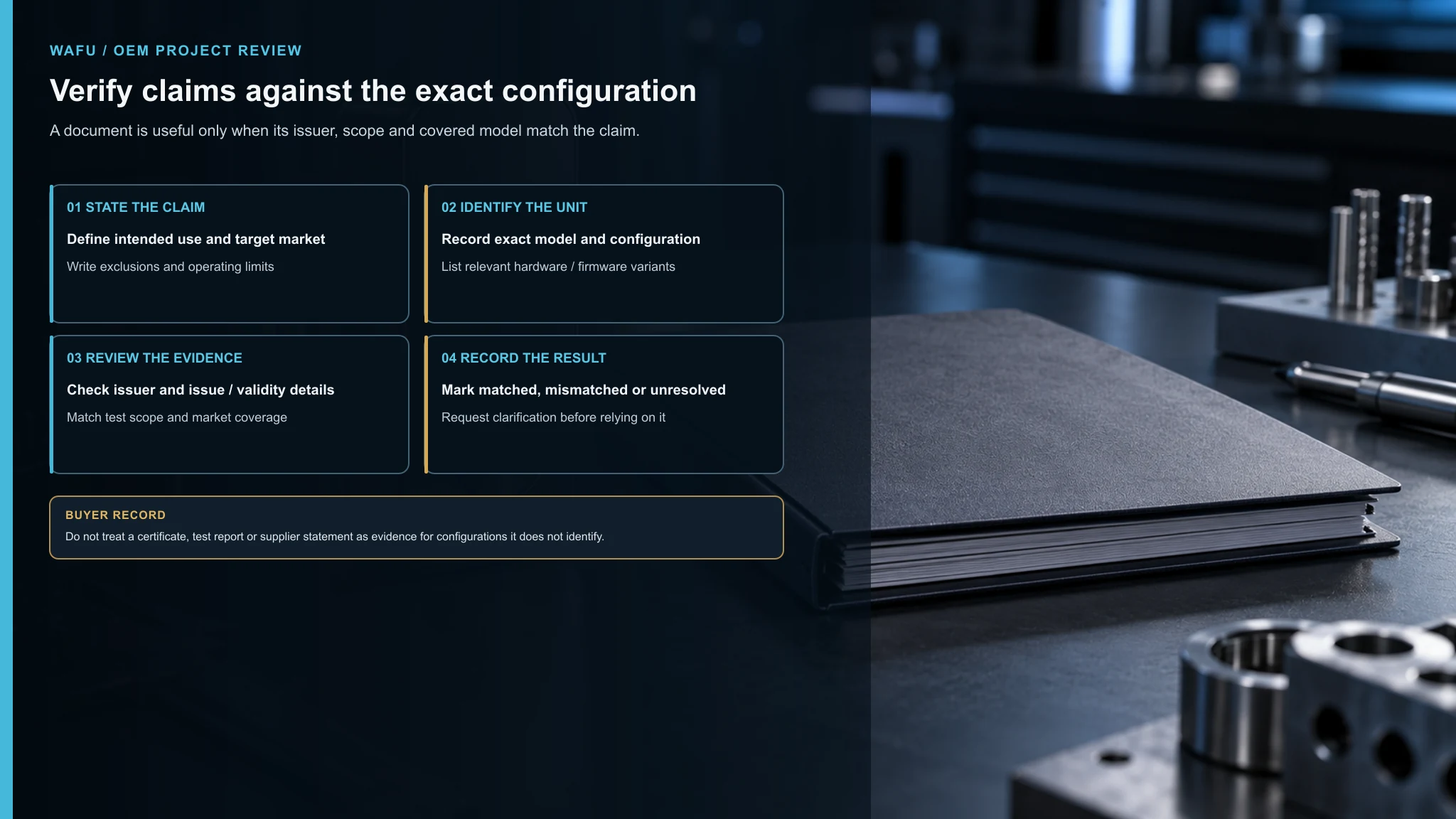 Smart lock supplier claim checked against model and document scope