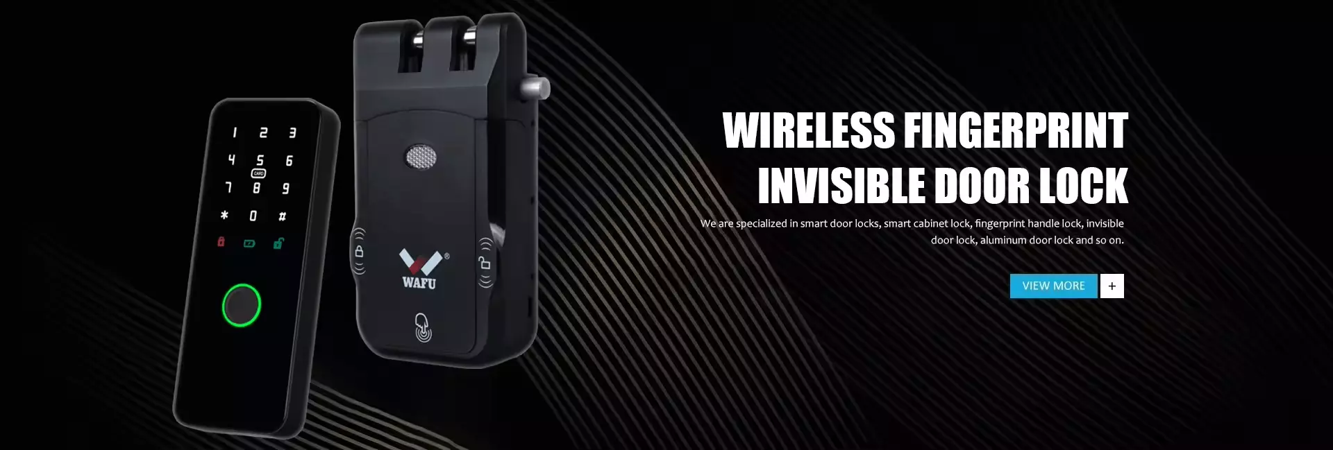 WAFU-026 smart lock product background