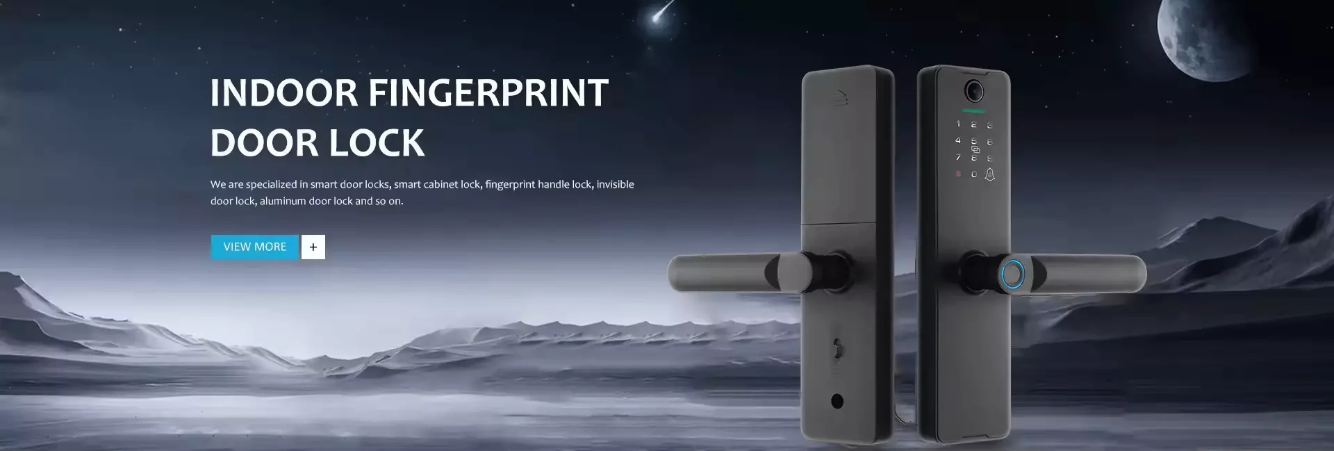 WAFU-X8 smart lock product background