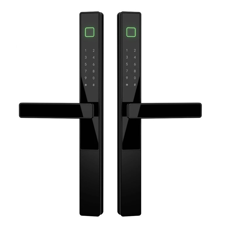 WF-023 Slim Aluminum Alloy Fingerprint Smart Lock Appearance