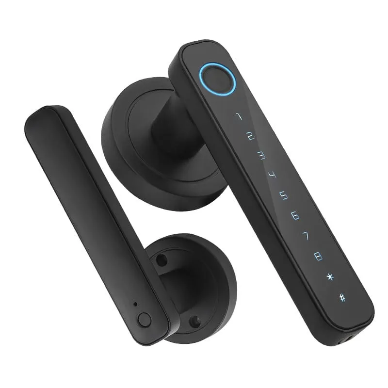 WF-F4 Fingerprint & Password Handle Lock Appearance